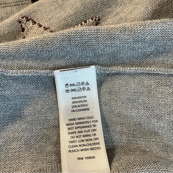 Rachel Zoe Cashmere Blend Multi-color Star Sweater - Picture 5 of 5